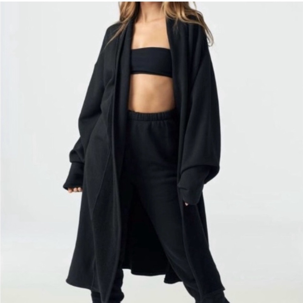 Joah Brown Oversized Cardigan, Black